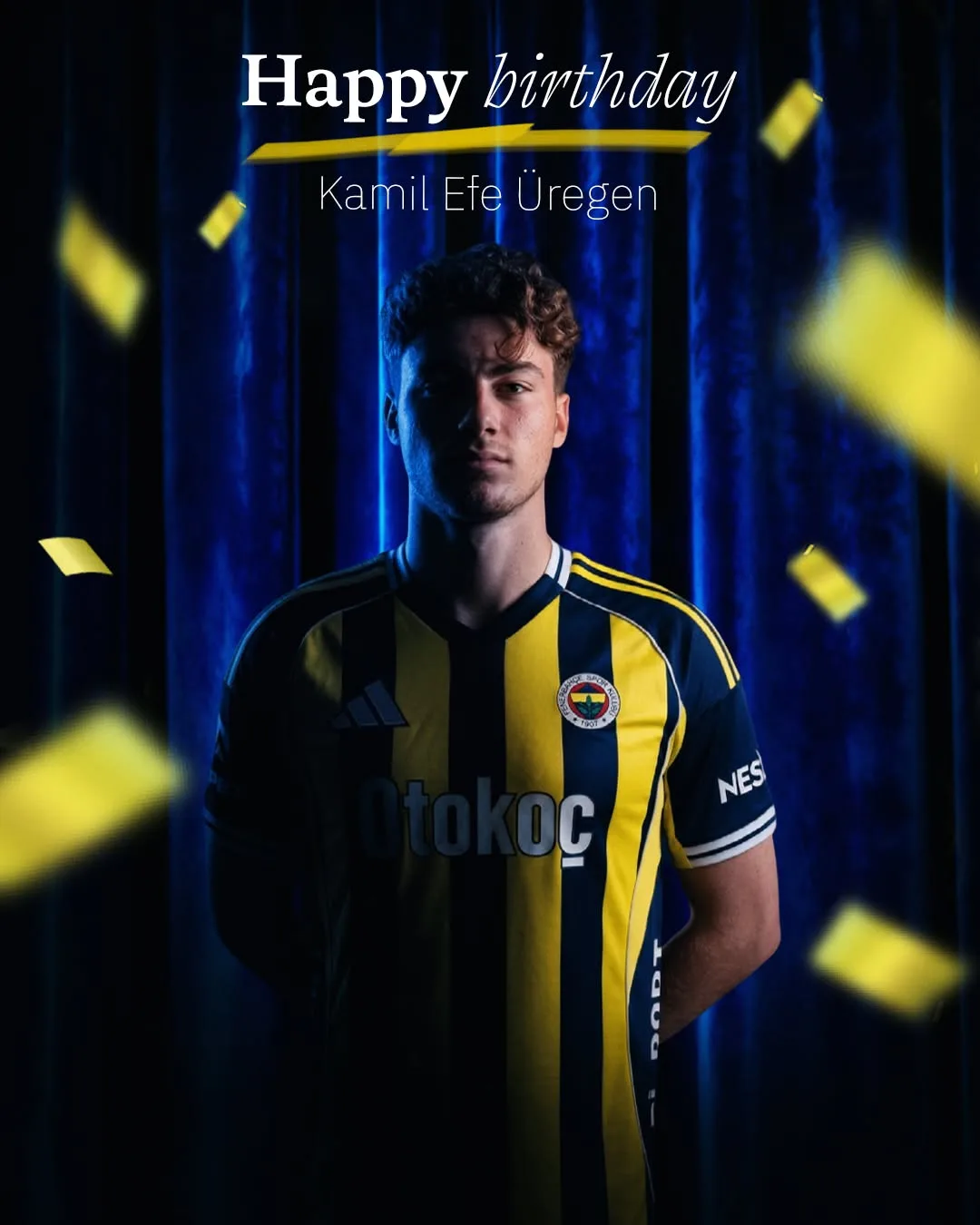 Fenerbahçe'den Kamil Efe Üregen'e Doğum Günü Kutlaması