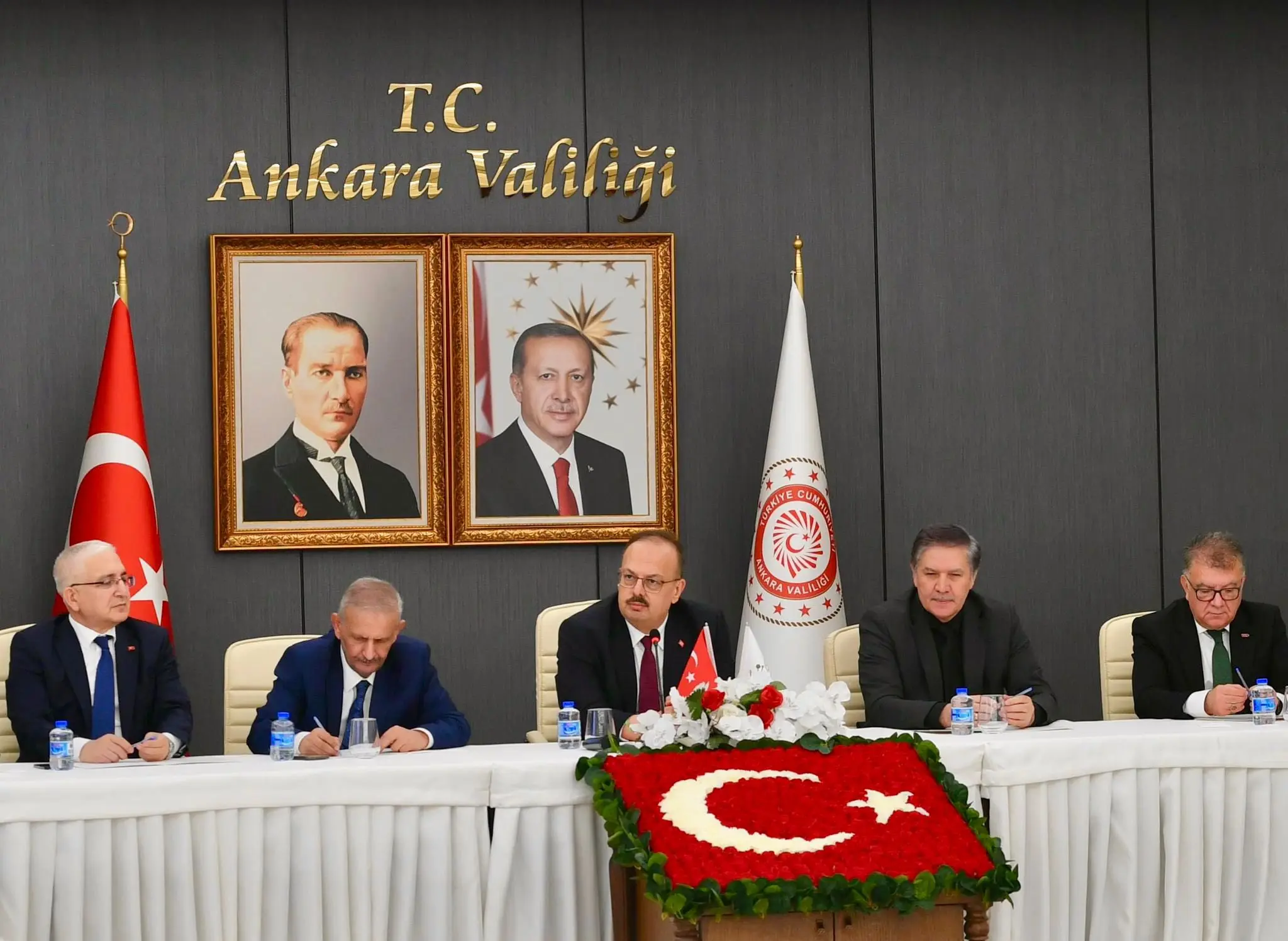 Ankara'da Kamu Hizmetleri İçin Değerlendirme Toplantısı Yapıldı