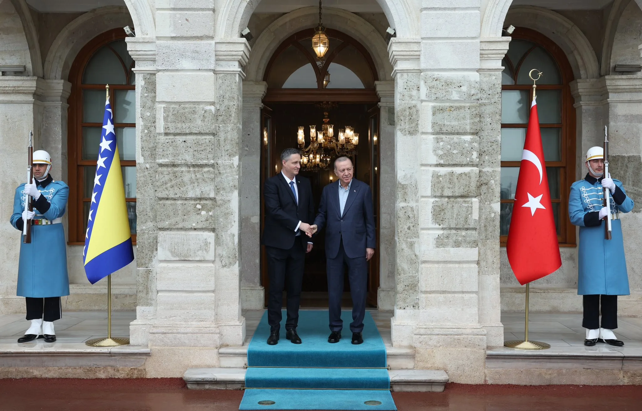 Cumhurbaşkanı Erdoğan Bosna Hersek Başkanı ile Görüştü