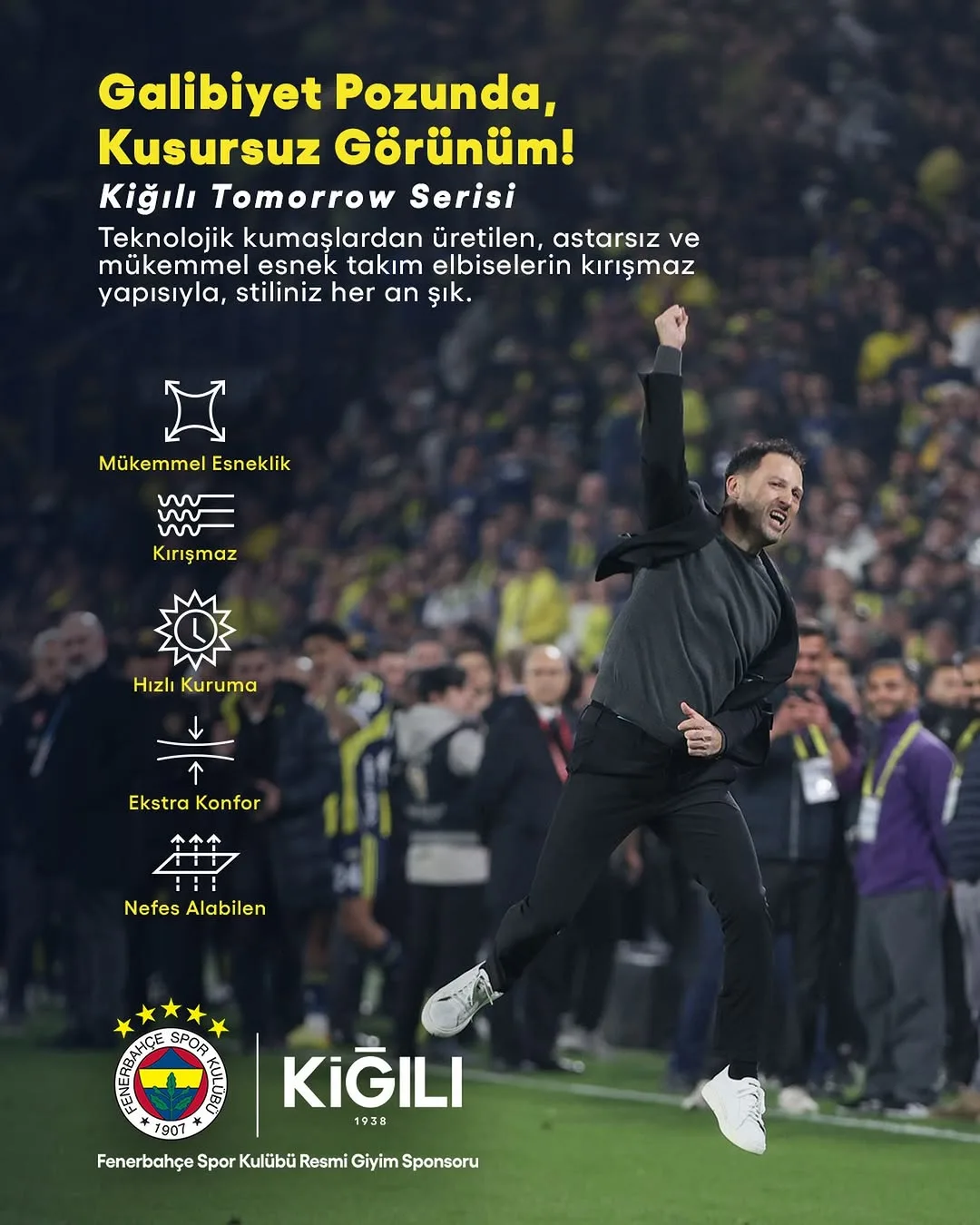 Fenerbahçe'nin Kiğılı İle İş Birliği: Galibiyet Pozunda, Kusursuz Görünüm!