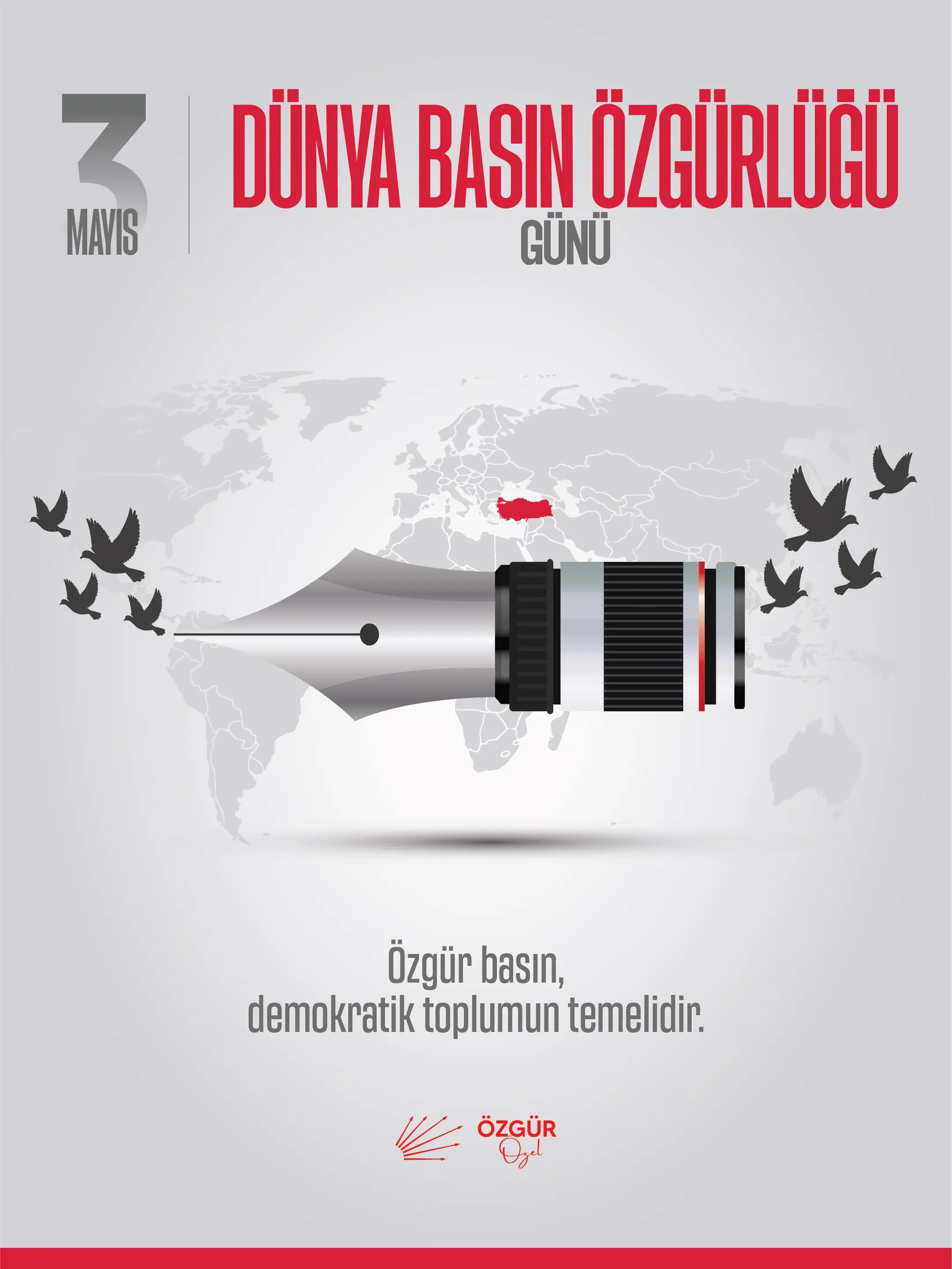 Basın özgürlüğü, demokrasi için hayati öneme sahip