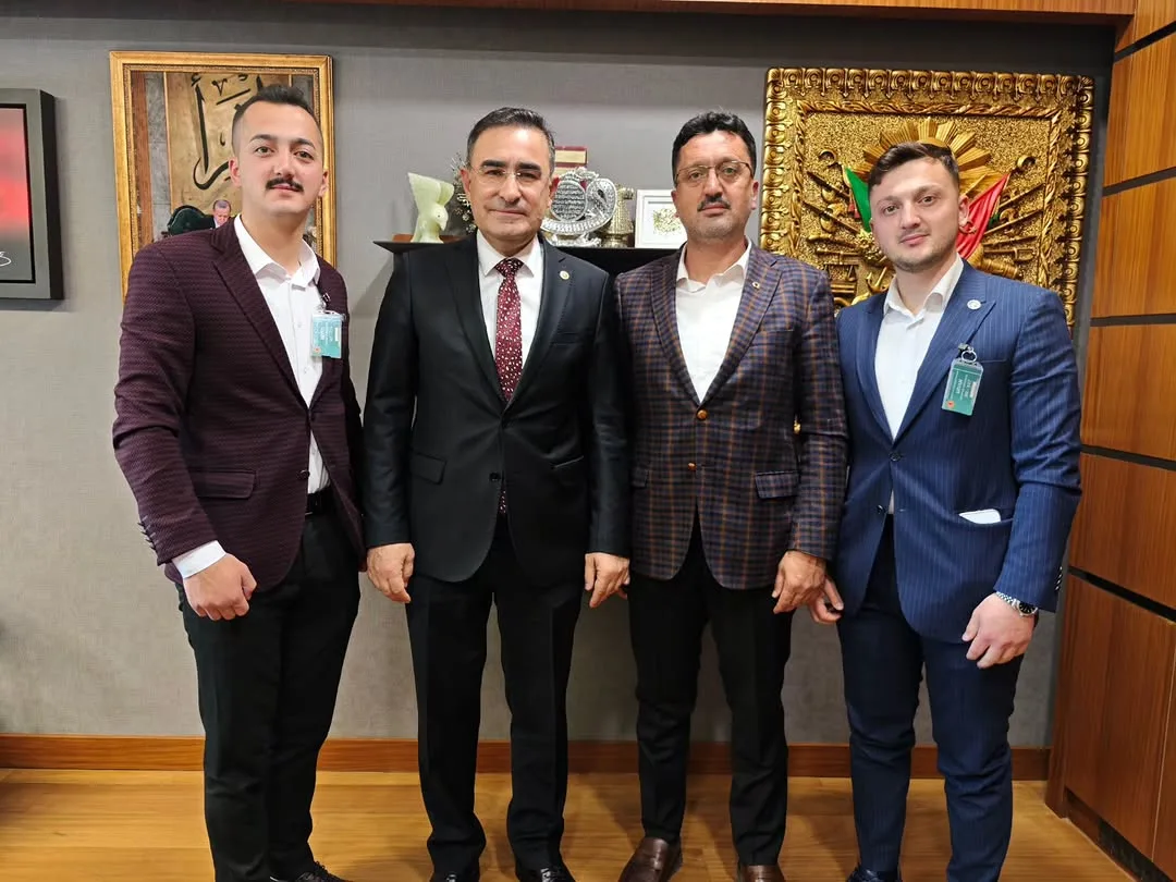 Tatarlı Belediye Başkan Adayı Hasan Akyıldız ve Heyeti Ziyaret Etti