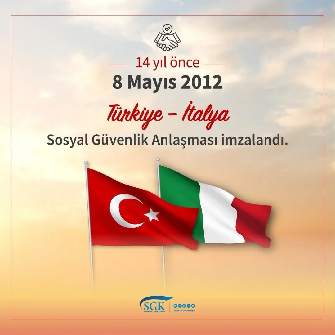 Türkiye ve İtalya Arasındaki Sosyal Güvenlik Anlaşması 14 Yıldır Devam Ediyor