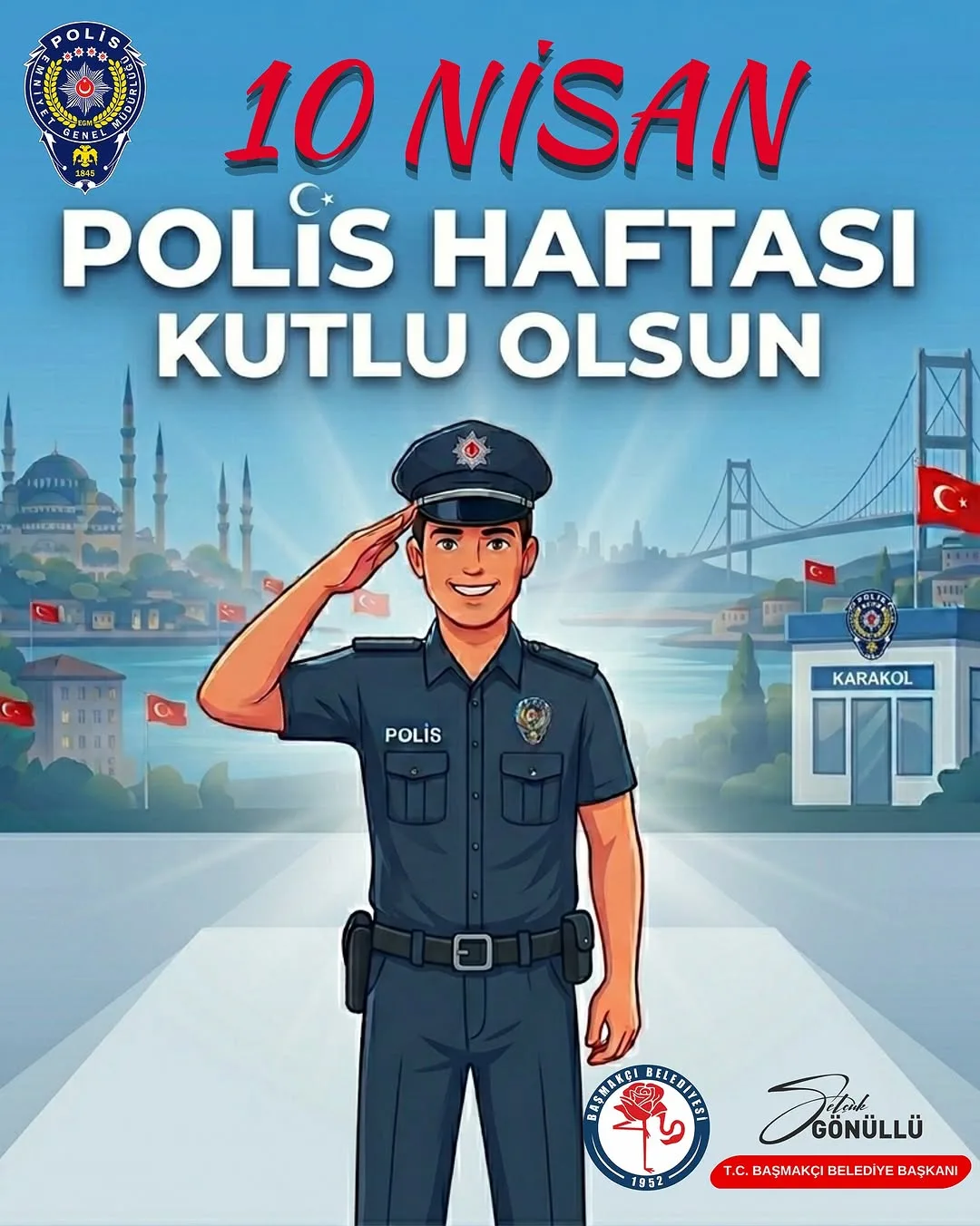 Basmakçı Belediye Başkanı Selçuk Gönüllü'den Emniyet Mensuplarına Teşekkür Mesajı