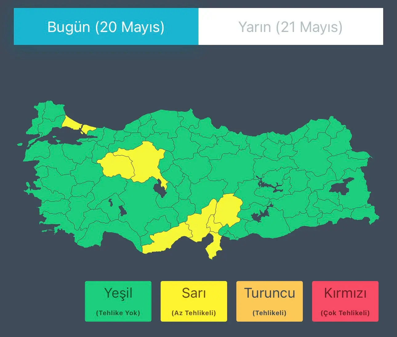 İstanbul ve çevresinde fırtına uyarısı yapıldı