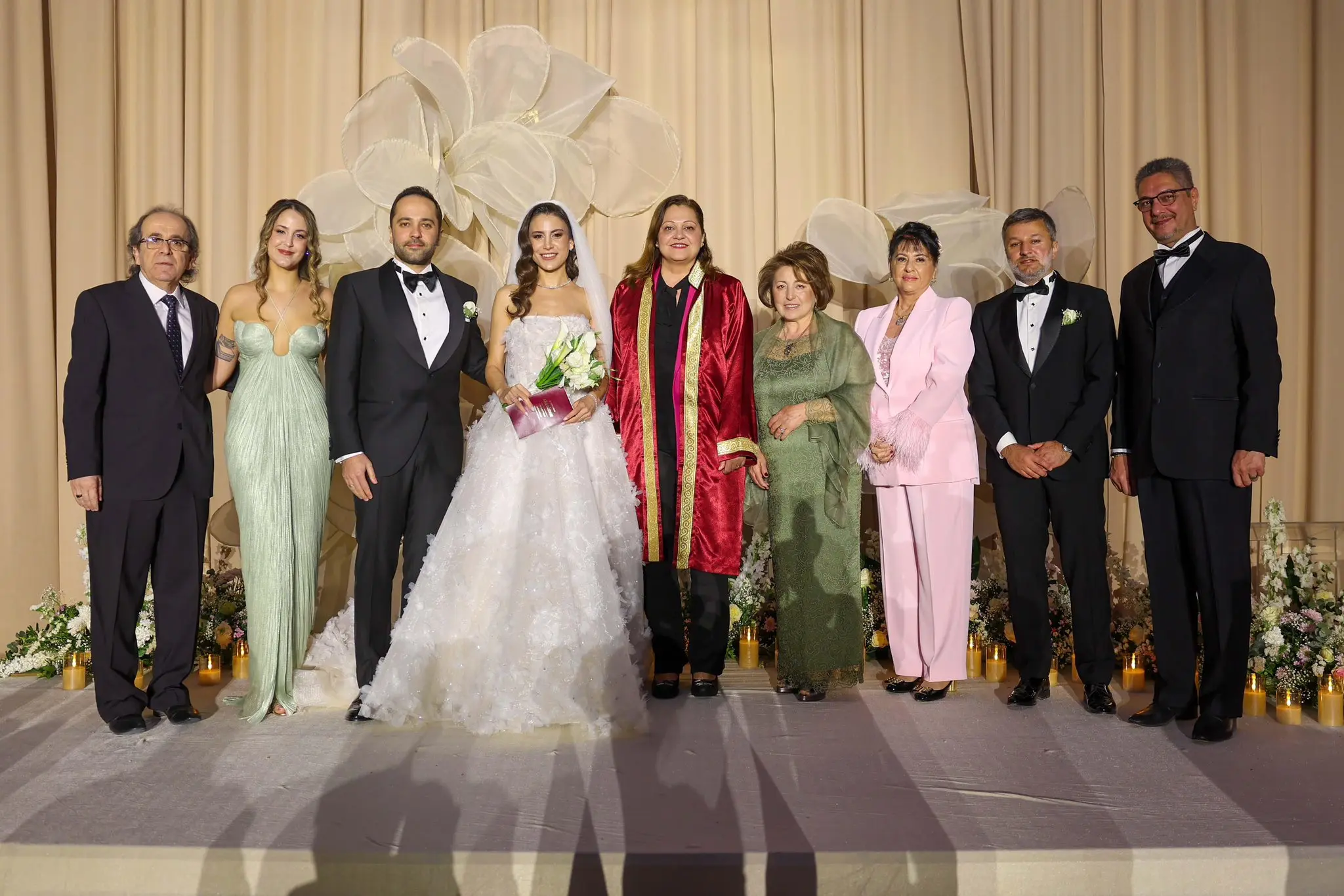 Üç çiftin düğün töreni gerçekleştirildi