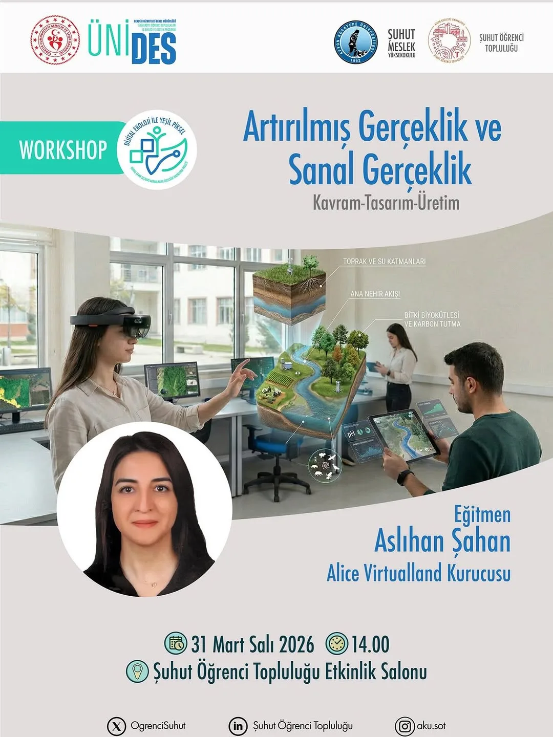 Afyon Kocatepe Üniversitesi'nden Sanal Gerçeklik Atölyesi Duyurusu