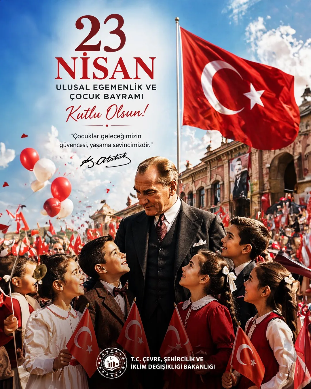 23 Nisan Ulusal Egemenlik Bayramı kutlandı