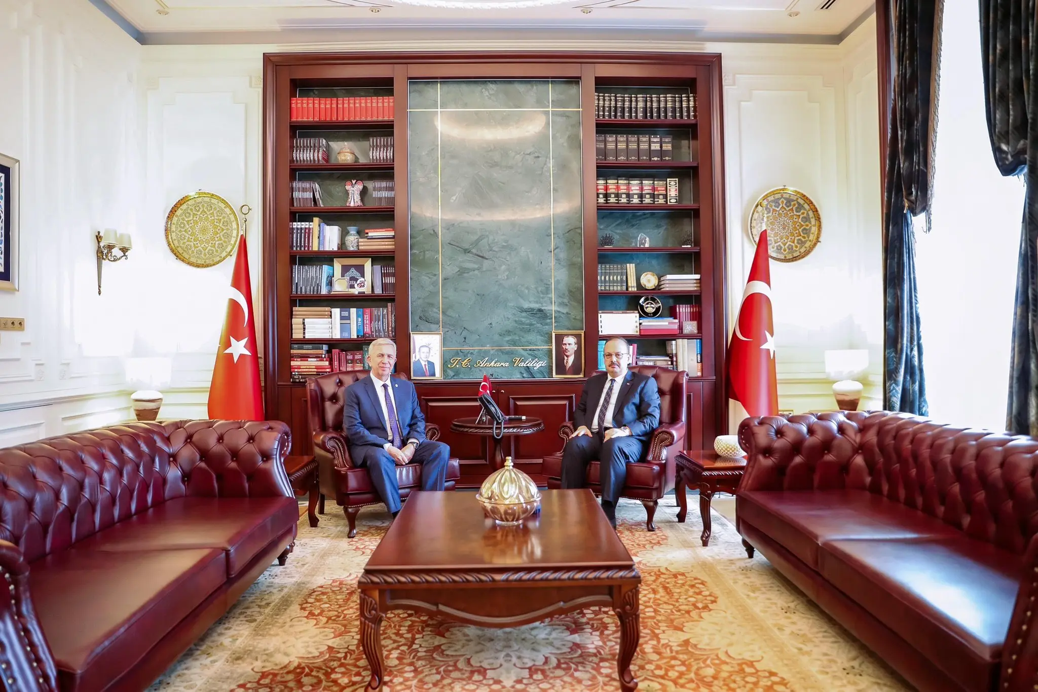 Ankara Valisi Yakup Canbolat'a tebrik ziyareti