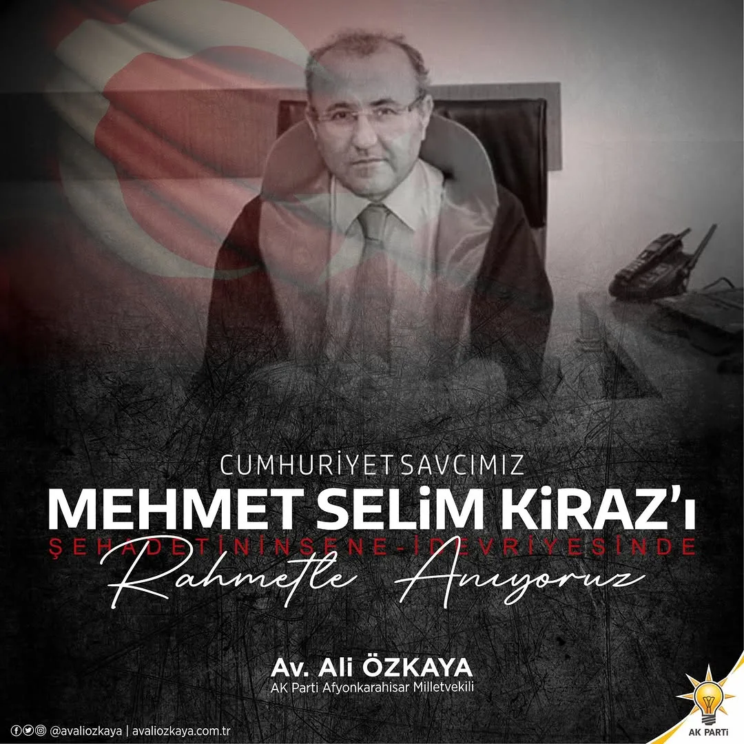 İstanbul Cumhuriyet Savcısı Mehmet Selim Kiraz'ın Şehit Edilişinin Yıl Dönümü