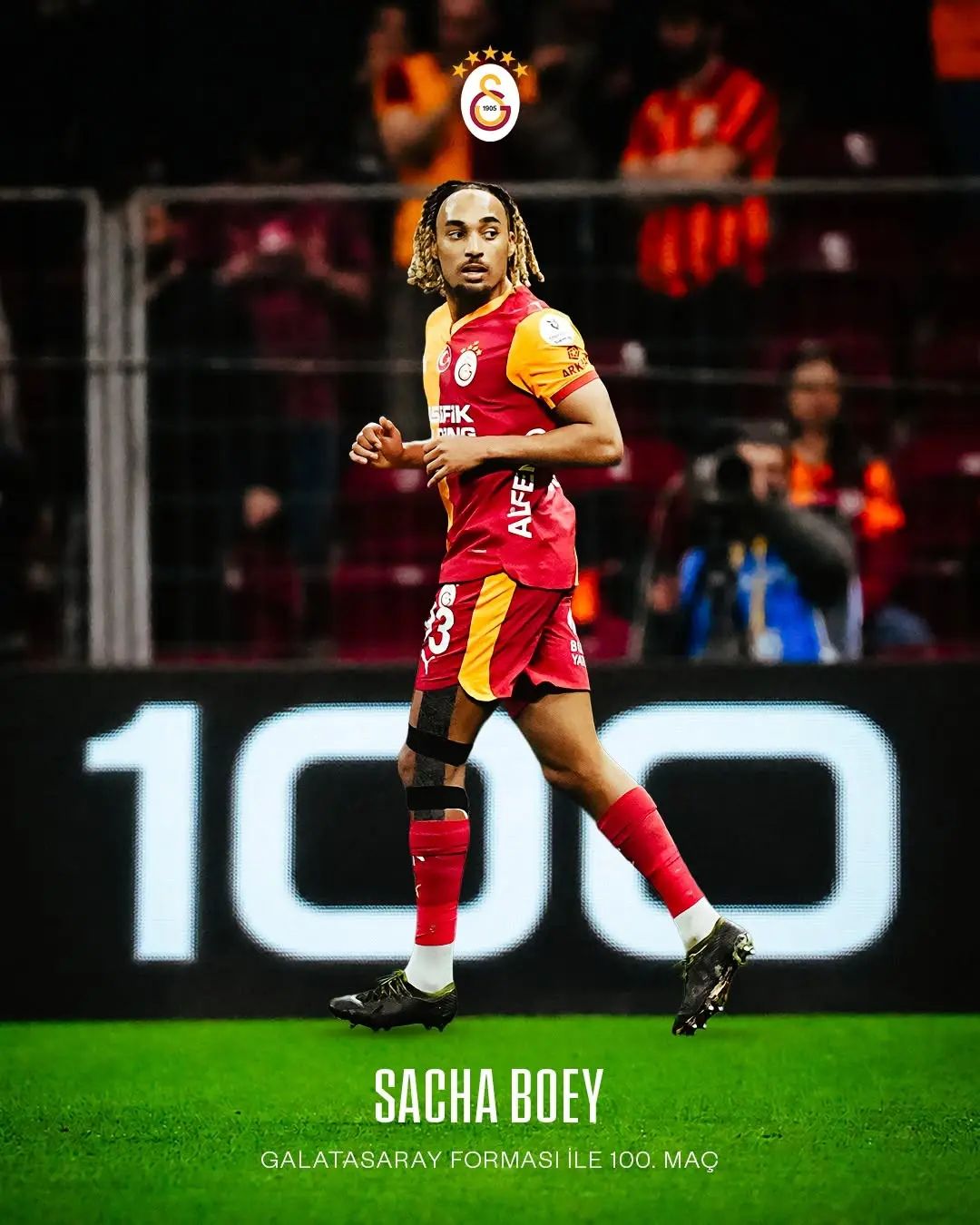 Sacha Boey, Galatasaray Formasıyla 100. Resmi Maçında