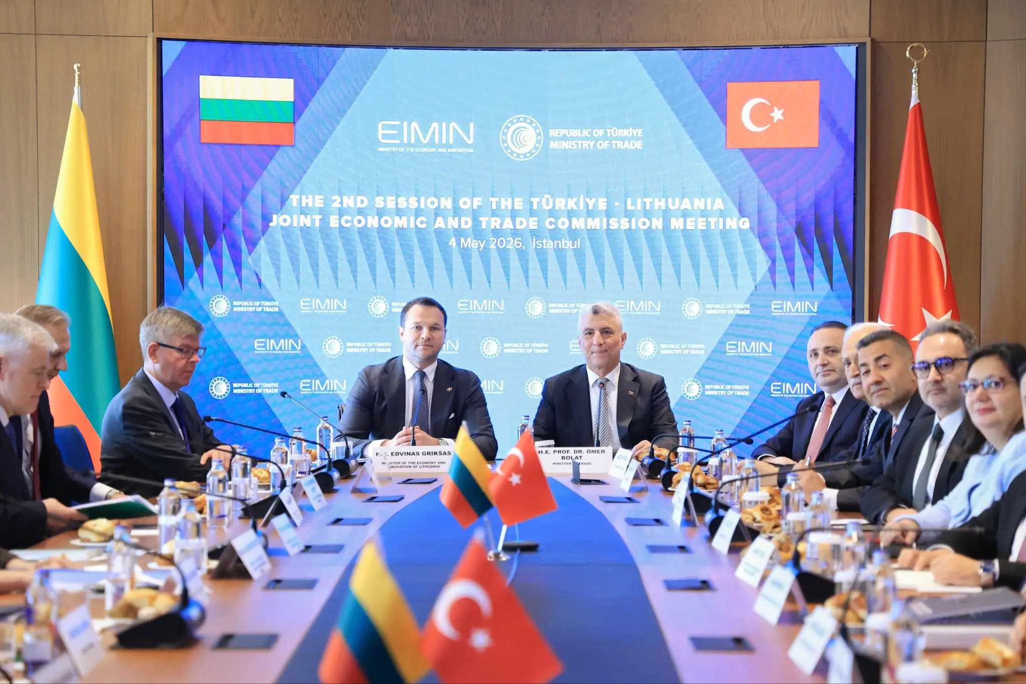 Türkiye-Litvanya İkili Ekonomik İşbirliği Protokolü İmzalandı